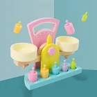 Новая развивающая игрушка Монтессори, маленькие деревянные весы, игрушка с весами для детей, подарок на день рождения