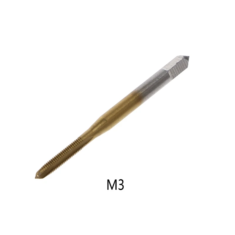 Метрическая прямая резьба из быстрорежущей стали M2/M2.5/M3/M3.5/M4/M5/M6 Метчик с