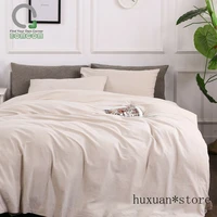 linen duvet cover bedding set natural soft 100 linen stone washed ivory begie