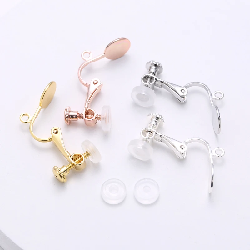 

Spiral ear clip female invisible painless veneer ear clip artifact no hole high sense earrings change ear clip converter