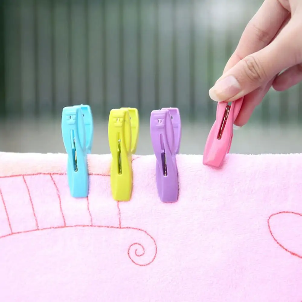 30 шт./лот большой яркий цвет зажим для одежды + 1 пластиковая корзина хранения