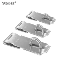 yumore stainless steel locking hasp security door latch staple lock shed cupboard padlock shedgatevan lock hasp latch