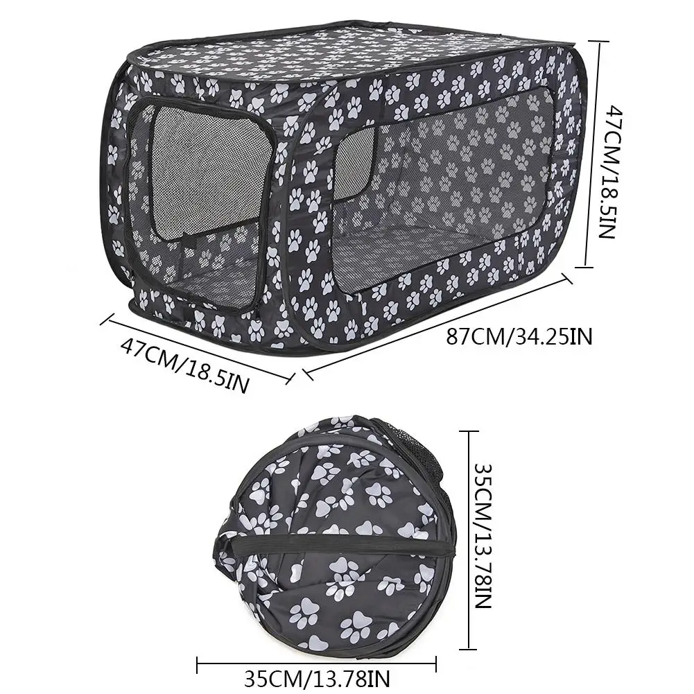 Переносной складной домик для домашних животных забор питомцев дорожная клетка