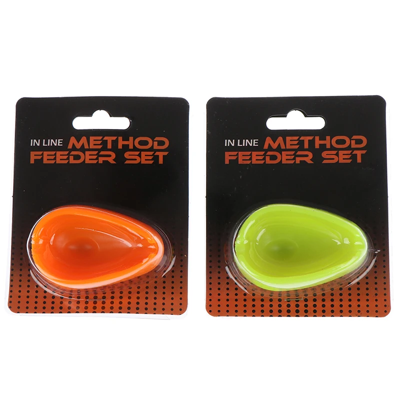 Fishing Feeder Method Mould Carp Feeding Form Tool Bait Quick Durable Nontoxic Release Orange/Green | Спорт и развлечения