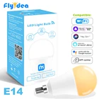 E14 умная Светодиодная лампа Alexa Yandex Alice Google домашний помощник Siri Голосовое управление 15 Вт цветной WiFi светильник RGB 220 В 110 В с регулируемой яркостью