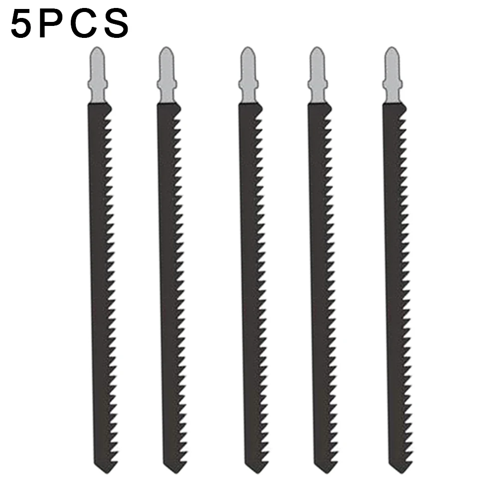 

5Pcs T744D 180mm Super Long Saw Blade Fast Cutting Set For For Cutting Thick Construction Wood, Cork, Particle Board, Wood Core