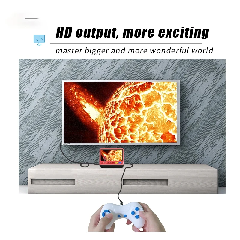 

A12 9 inch joystick arcade A7 architecture quad-core CPU simulator video game console new game children's gift