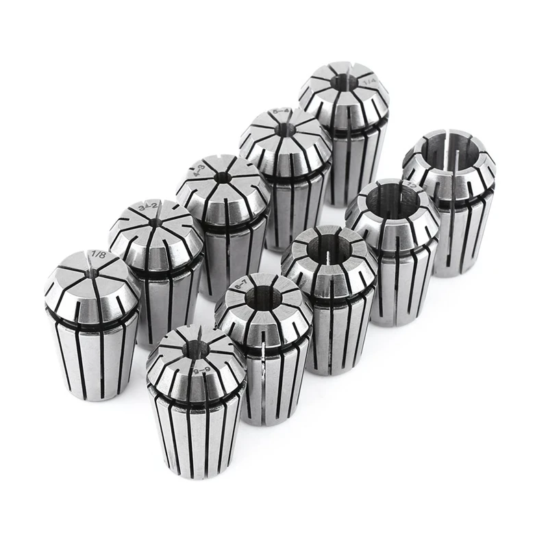 10 шт. ER20 прецизионный пружинный цанговый набор фрезерный токарный инструмент