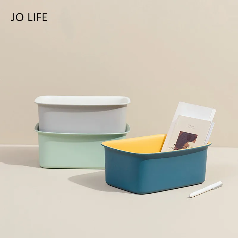 JO LIFE домашний офисный журнал стационарная корзина для хранения настольный