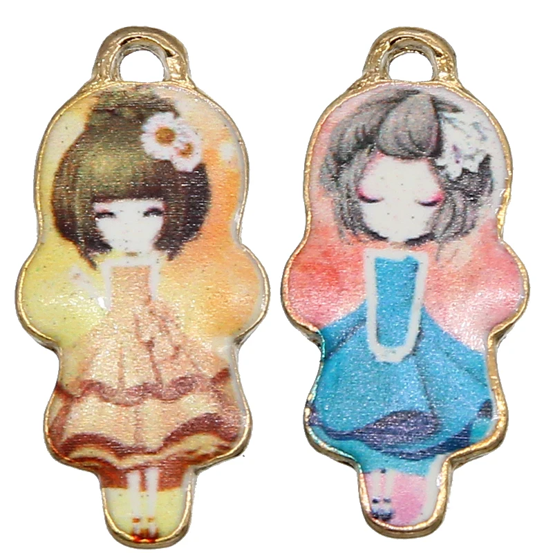 5 шт. Древо жизни Шаньтоу эмаль металлический сплав кулон браслет девушка