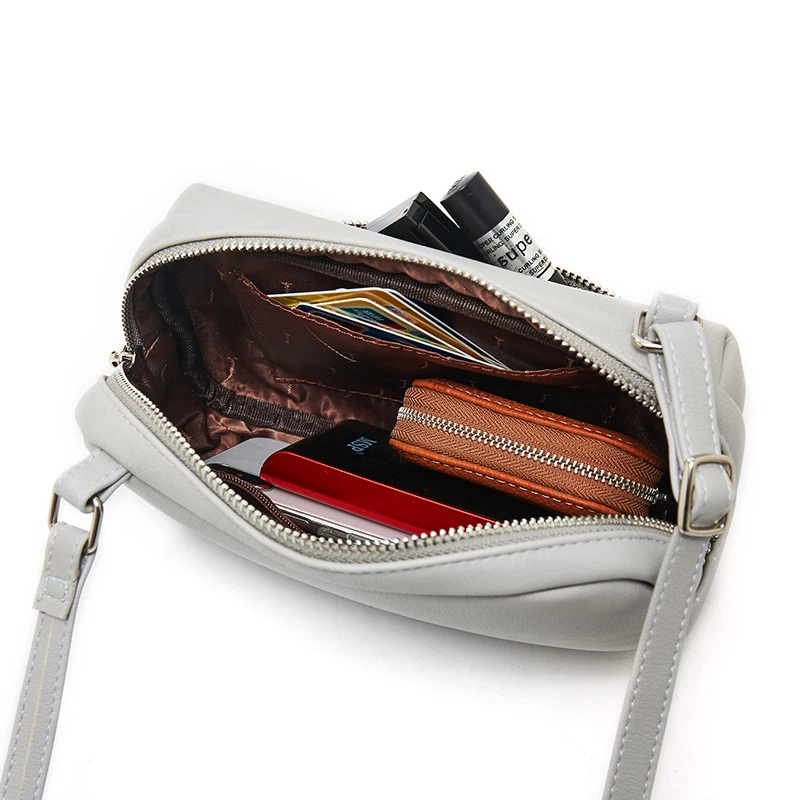 

Women's Messenger Bags Small Pu Leather Girls Crossbody Bags For Girls Shoulder Bag Ladies 2021Luxury Women's Handbag Female Bag