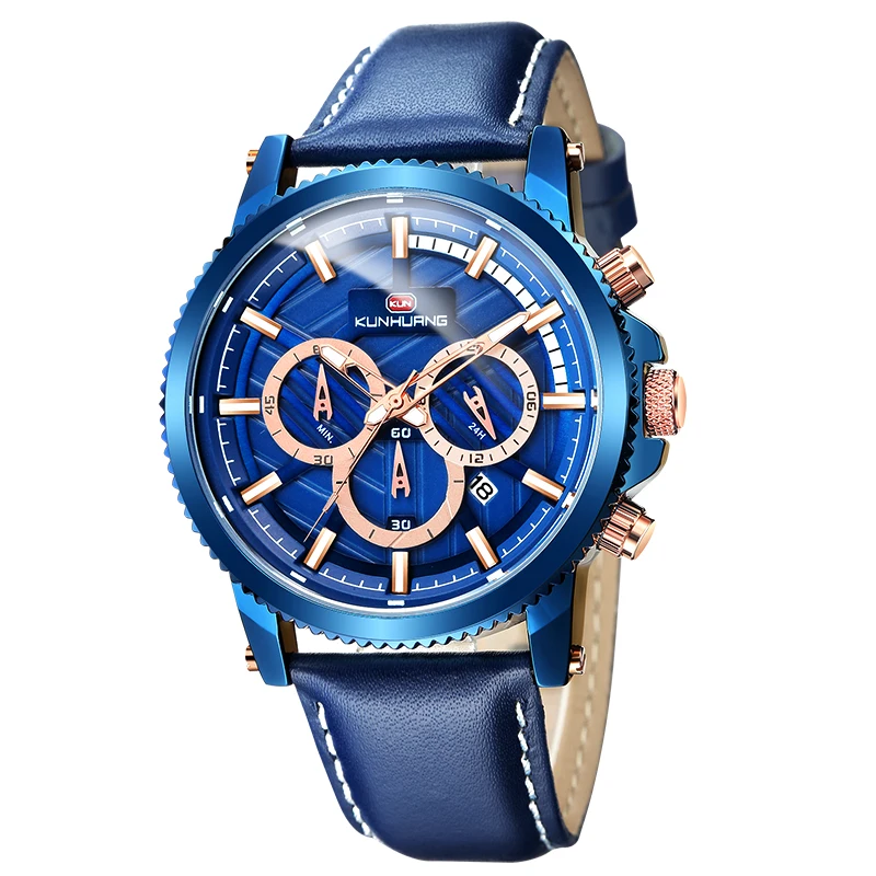 

Men Watch Sport Analog Quartz Mesh Watch Stainless Steel Relogio Masculino Casual Male Clock Wristwatch Multi-function movement