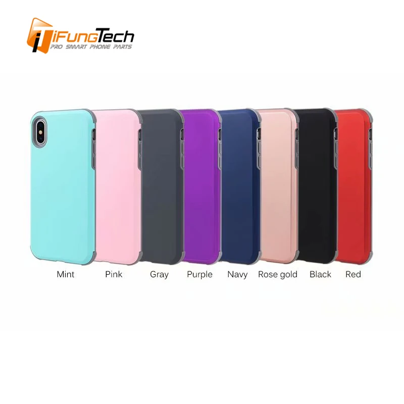 for iPhone mobile phone case anti-drop two-in-one |