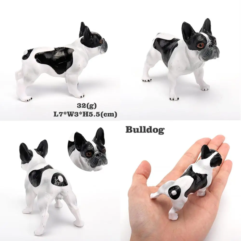 Маленькая собака кошка модель игрушки набор для ребенка играть фигурку Мальчик