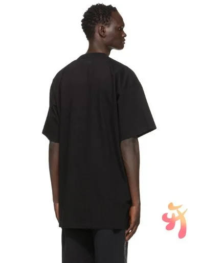 

Black White Summer VETEMENTS T-shirts Men Women High Quality Letter Top Tees VTM Loose Fashion Casual Top Tee