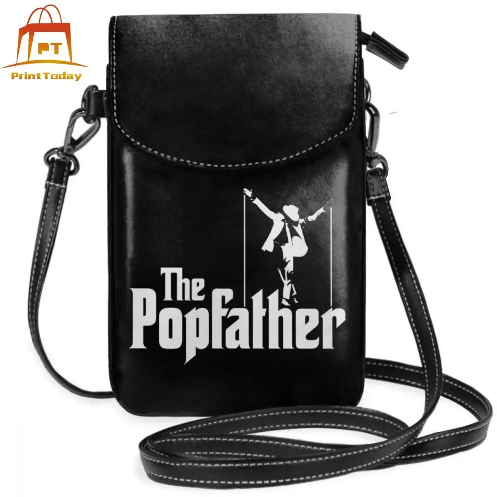 В стиле Майкла Джексона добавить свой комментарий на ремне Popfather кожаная сумка