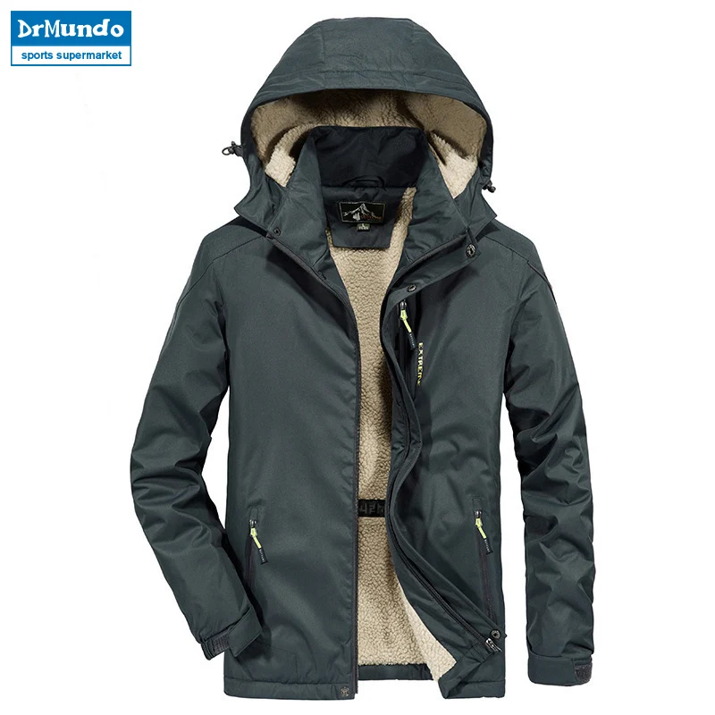 2019 Мужская водонепроницаемая куртка из флиса спортивная теплая брендовая для