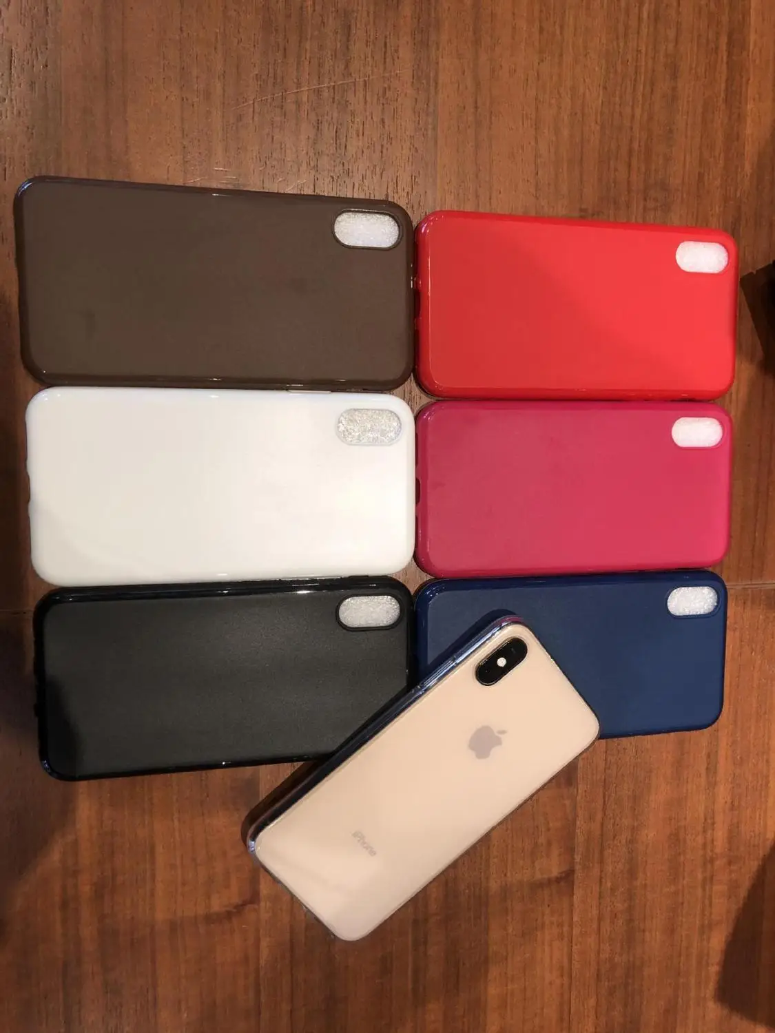 Чехол для телефона MOGOL сплошной цвет iPhone XS 11 Pro MAX XR X Max защита от падения материал