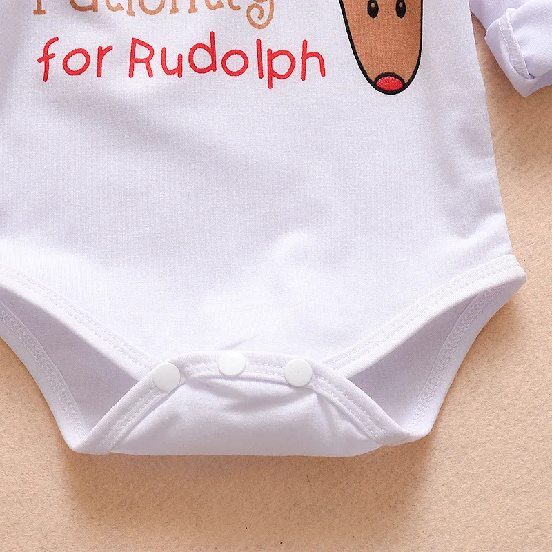 

Newborn Baby Clothes Baby Rompers Long Sleeve Christmas Deer Print Baby Boy Clothes Infant High Quality Baby Jumpsuit 0-24 Month