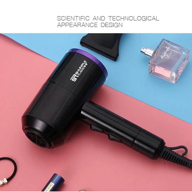 110 В/220 В Профессиональный портативный мини фен для волос Профессиональная щетка