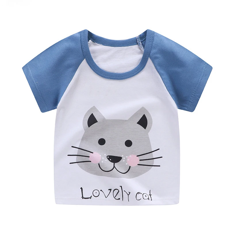 

summer boy girl baby kids t-shirt stitch toddler children clothes cute clothing shirts fashion cotton cartoon graphic t shirt