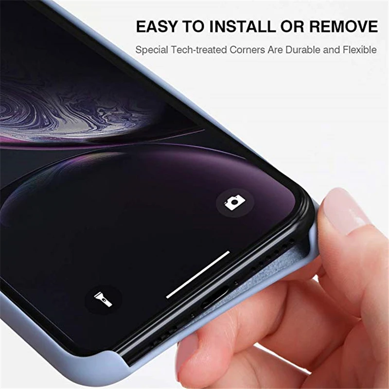 Роскошный оригинальный силиконовый чехол для iPhone 11 Pro Max SE 2020 чехлы Apple XR X XS 7 8 6 6s Plus