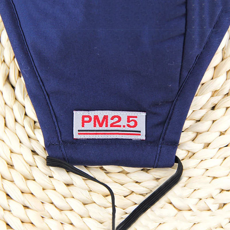 Хлопковая дышащая маска для рта PM2.5 Пыленепроницаемая защита от тумана фильтр с