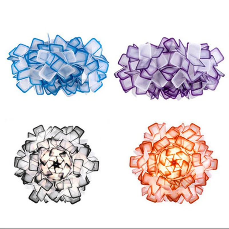 Скандинавский дизайнерский светодиодный потолочный светильник с цветами