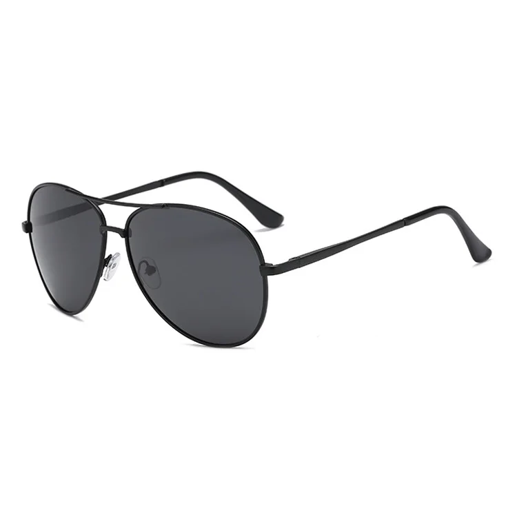 C1 Black Black MADELINY классические мужские солнцезащитные очки Пилот поляризационные мужские солнцезащитные очки Брендовые дизайнерские очки gafas oculos de sol masculino MA112 - Цвет линз: C1 Black Black
