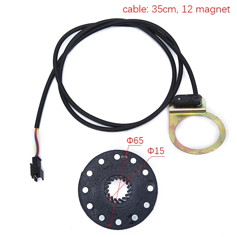 Простота установки Электрические Велосипедные педали 12 магниты для е-байка PAS