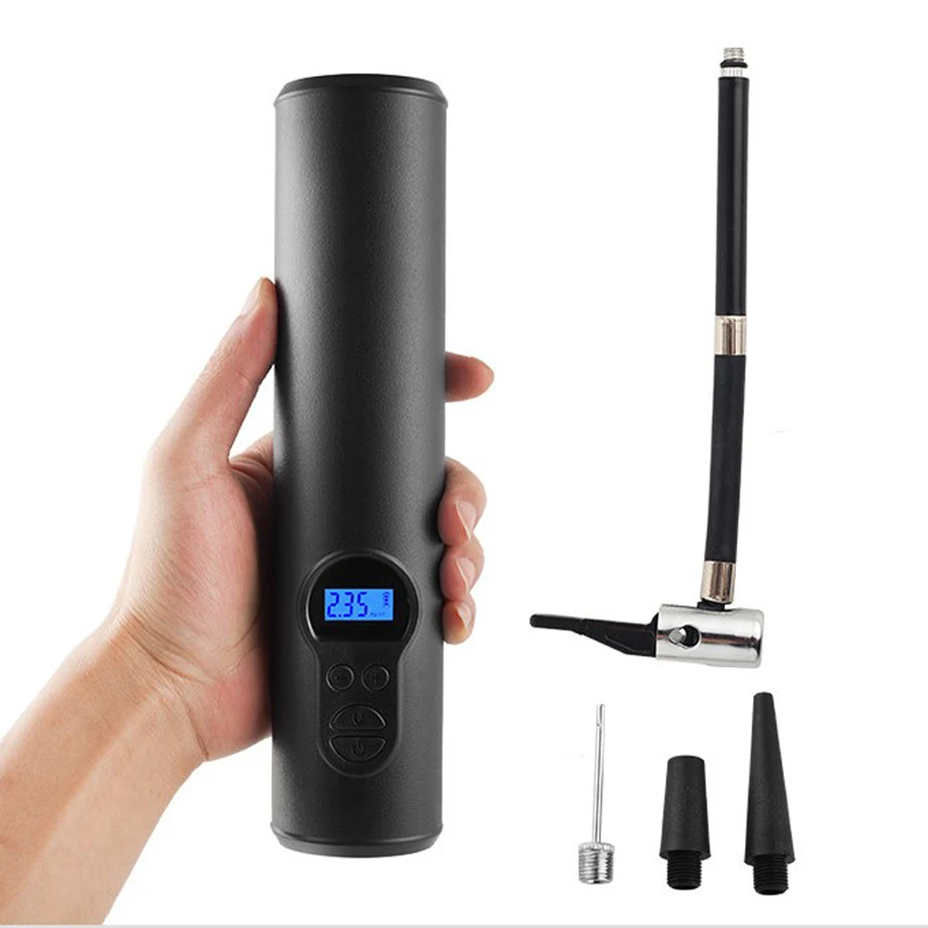 Мини Воздушный надувной беспроводной цифровой насос для шин 2000mAh мотоцикла