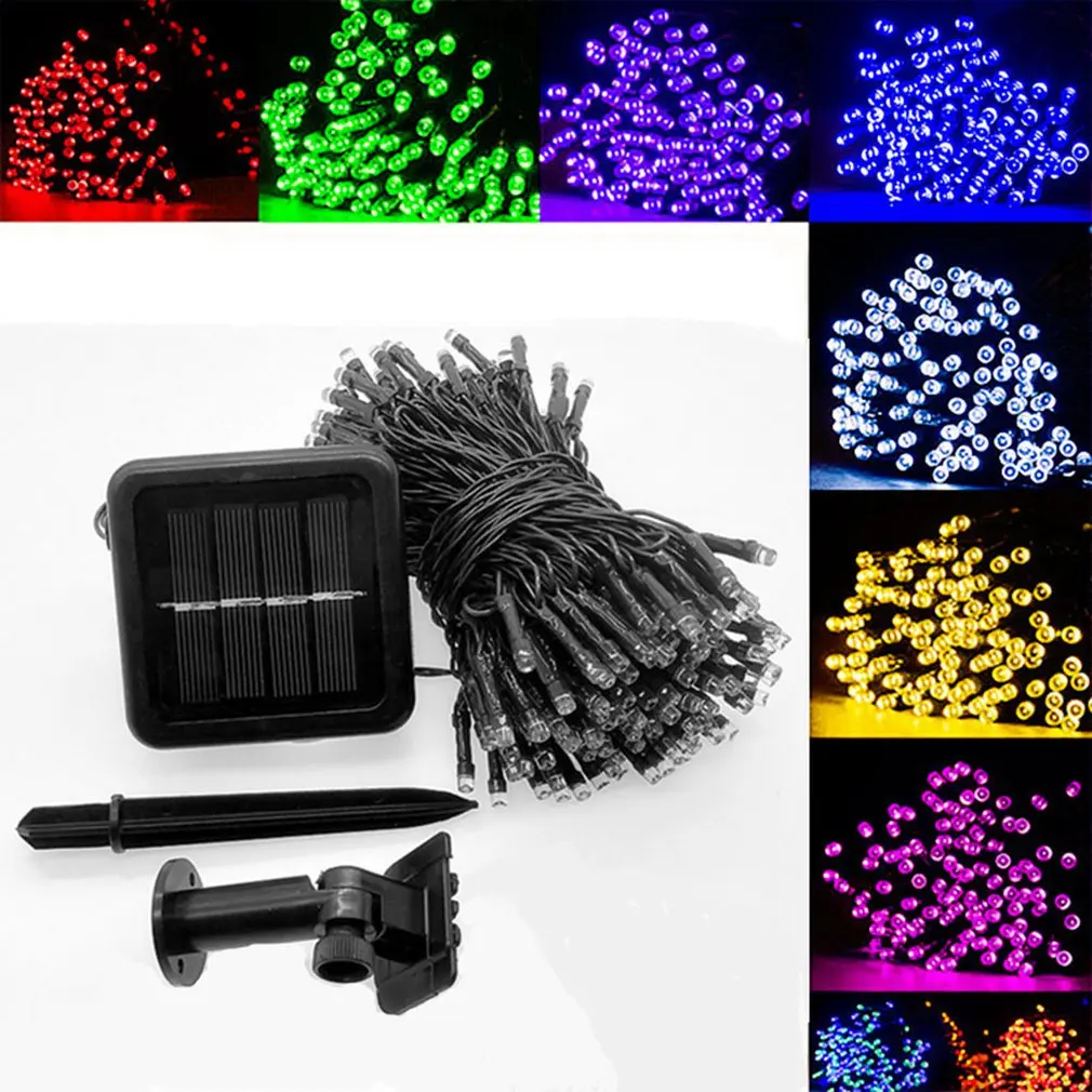 

Solar Led Light String 8 Function Christmas Home Decoration Garden Lawn Outdoor Waterproof Lighting Decorative Light String