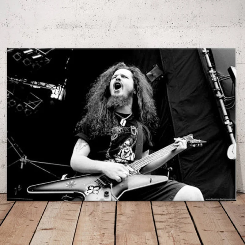 Даймбэг Даррелл г. гуртар рок-н-ролл музыкальная живопись искусство холст с