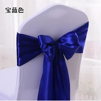 50pcsset organza high quality chair sashes wedding chair knot cover decoration chairs bow band belt ties for weddings banquet