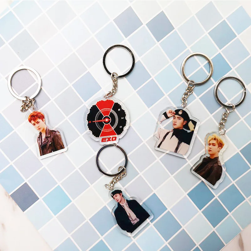 Брелок KPOP EXO 5 го альбома не путайте мой темп брелок на цепочке аксессуары