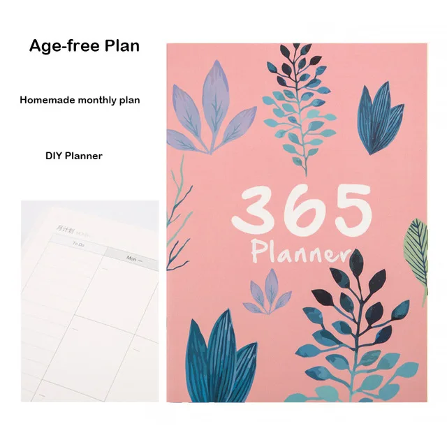 Pink 365 Блокнот формата А4, милый блокнот, блокнот - Цвет: Pink 365