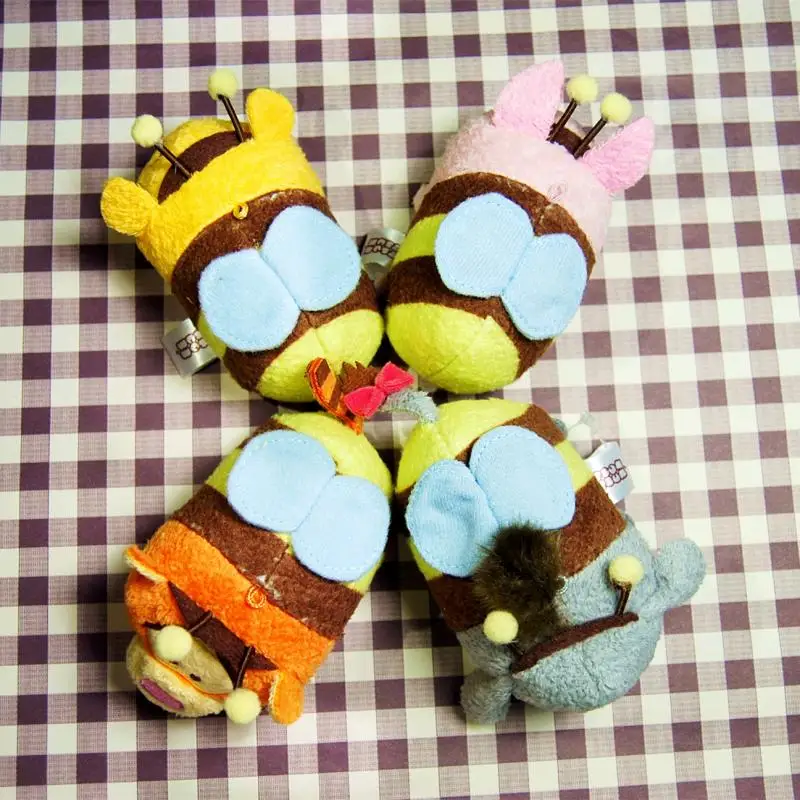 disney tsum tsum cartoon character bee winnie tiger donkey plush pendant cute dolls plush toy exquisite gifts for kids free global shipping