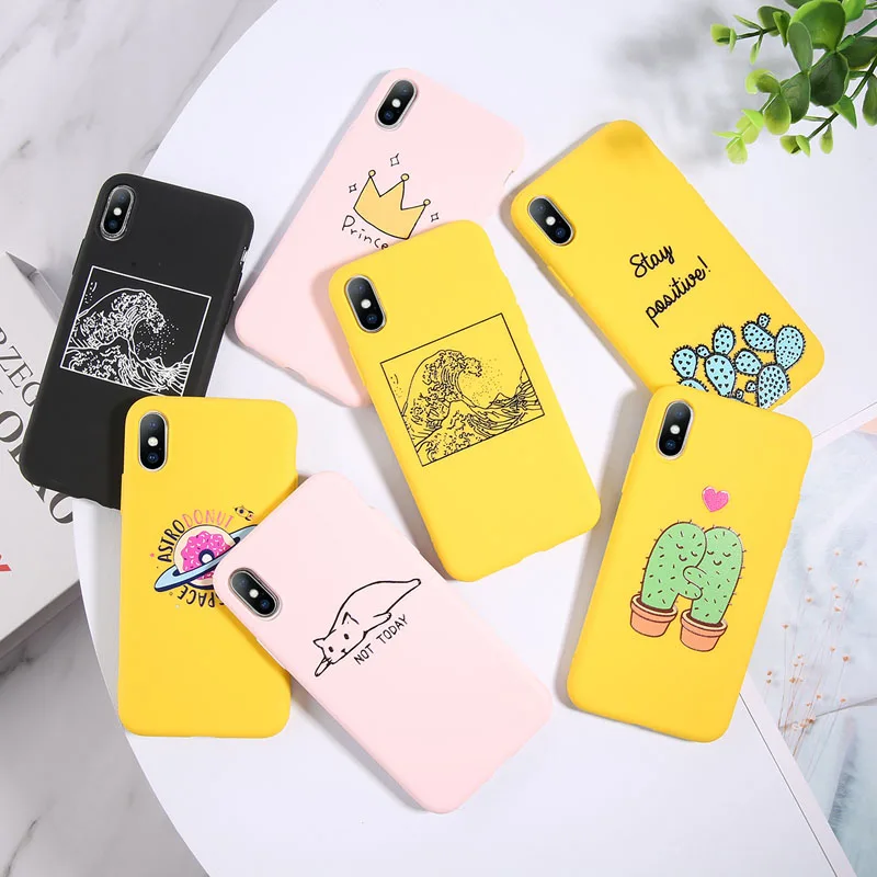 USLION Забавный мультяшный чехол для телефона авокадо iPhone 11 Pro Max 7 8 6 6s Plus ТПУ