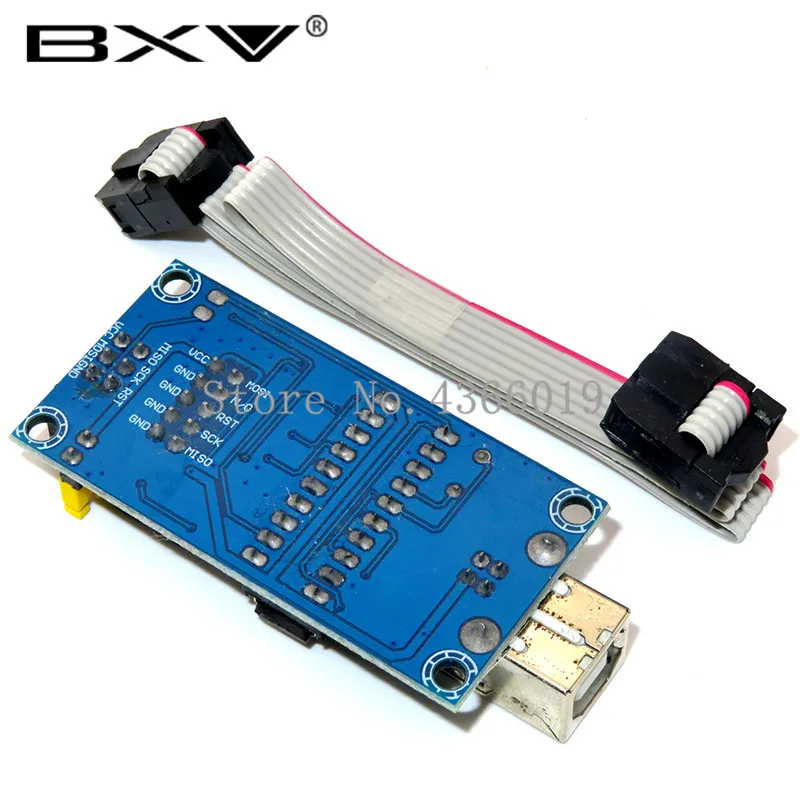 Загрузчик USBTiny USBtinyISP AVR ISP программатор для IDE Meag2560 UNO R3 с 10-контактным кабелем