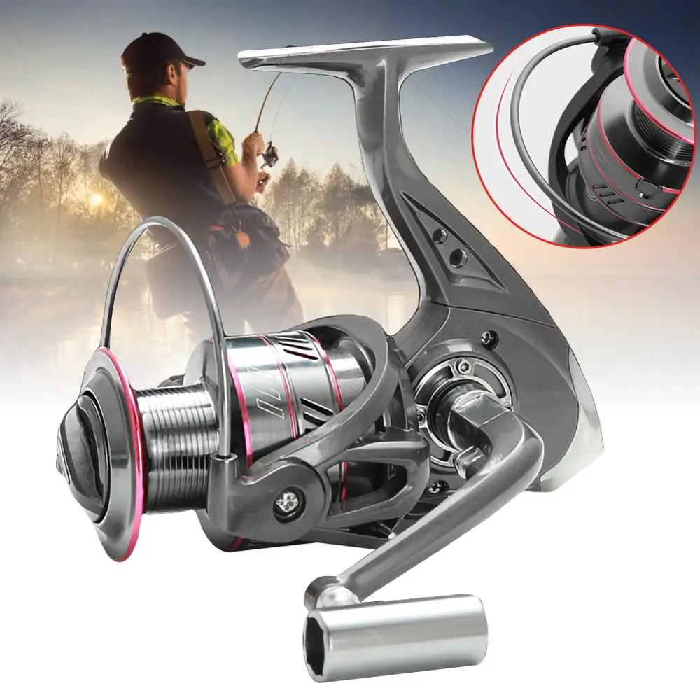 катушка для спининга Рыболовная полностью металлическая Катушка спиннинговая 12