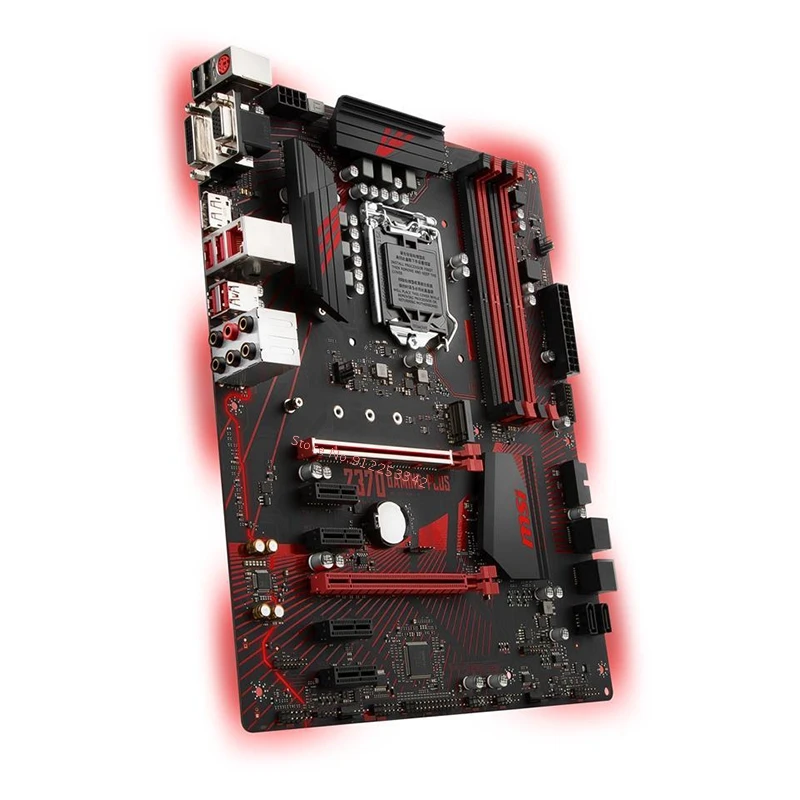 Материнская плата для MSI Z370 GAMING PLUS LGA 1151 Intel DDR4 M.2 SATA III Desktop Core i7/i5/i3 ATX | Компьютеры и