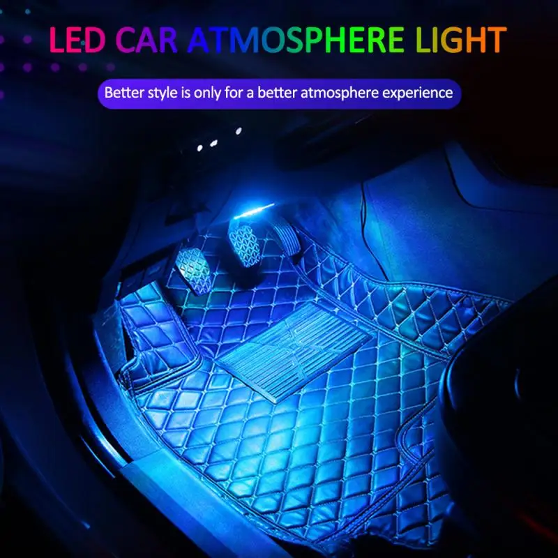 Автомобильный красочный аудио Управление Защита окружающей среды светильник