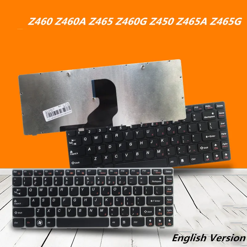 

Ноутбук с английской раскладкой клавиатуры для Lenovo Z460 Z460A Z465 Z460G Z450 Z465A Z465G Z450 Z465A Z465G