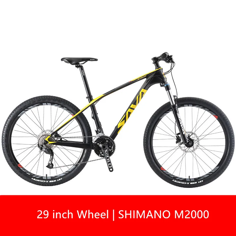 29 inch yellow Горный велосипед MTB карбоновая рама LTWOO сдвиг Гидравлический дисковый тормоз 26 27,5 29 дюймов колеса Bicicleta - Цвет: 29 inch yellow