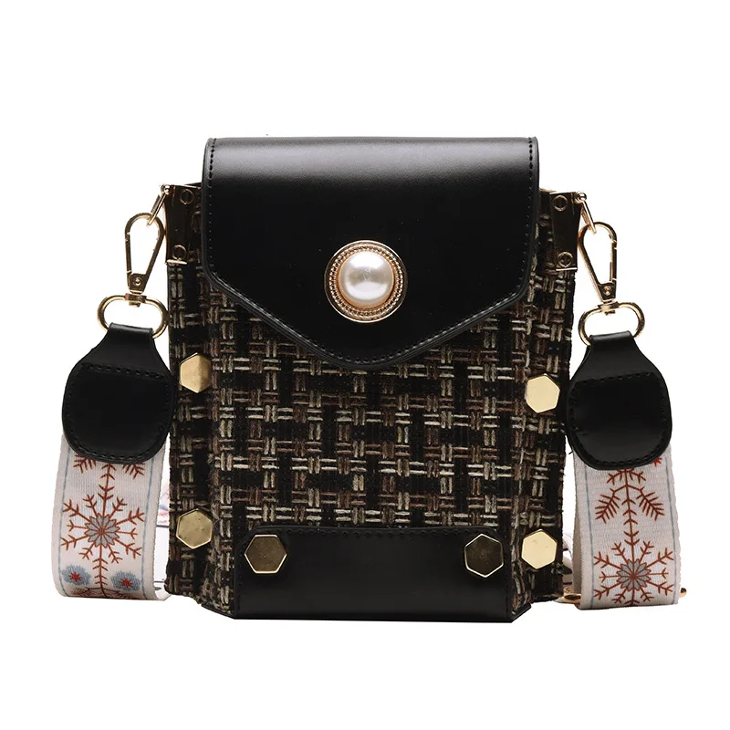 Брендовая Высококачественная дизайнерская шерстяная сумка-мешок с широкими