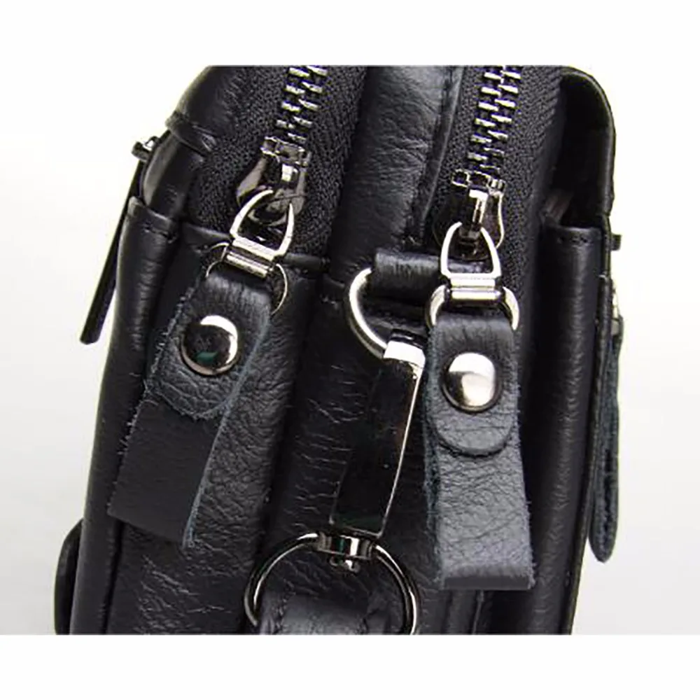 

Fashion Men Genuine Leather Clutch Bags Business Cowhide Wallets Skin Mobile Phone Case Long Purse Pouch Male Zipper Handy Bag