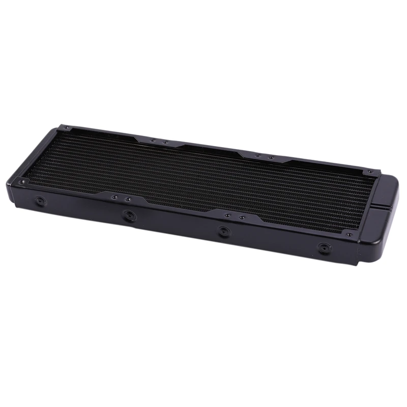 

Computer Water Cooling Radiator, 18 Pipe Heatsink Cooler Water Cooling Kit Heat Radiator Water Liquid Screw Heat Exchanger 360mm