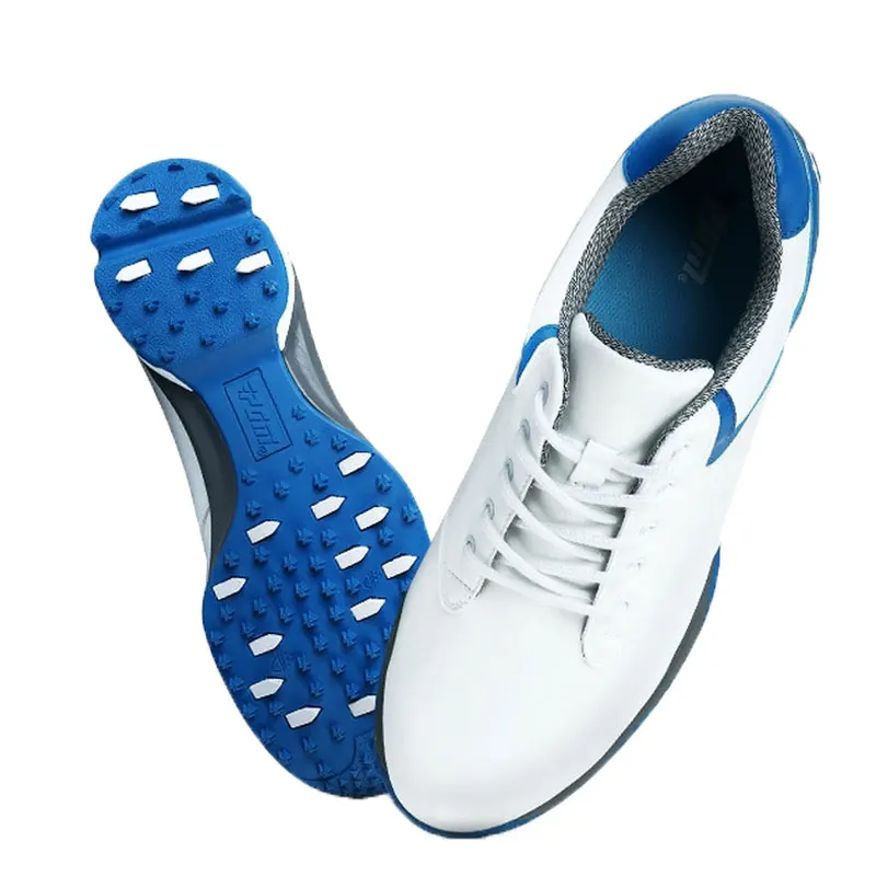 

PGM Waterproof Golf Shoes Breathable Patent Design Men Outdoor Sport Shoes Anti-Skid Light Good Grip Leather Golf Sneakers