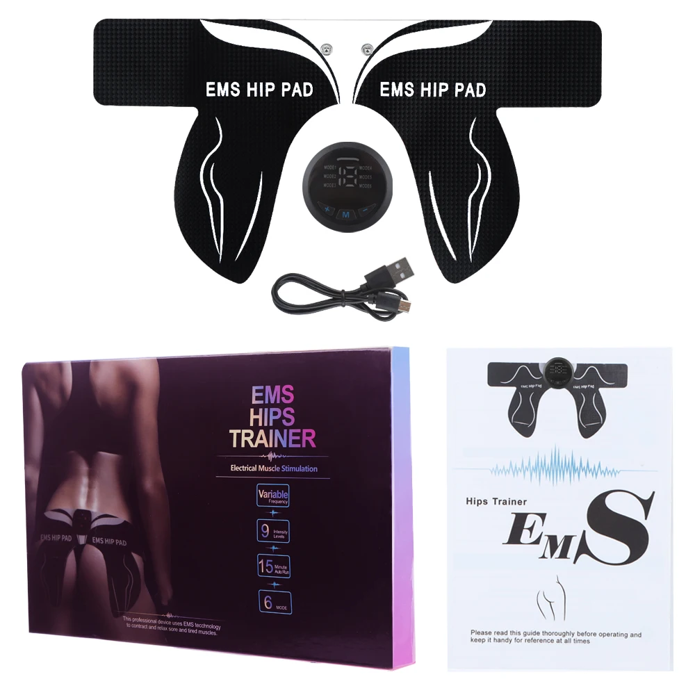 

EMS Muscle Stimulation Device Hip Trainers Women Buttock Lifting Rechargeable Butt Fitness Massager Electric Muscle Stimulators