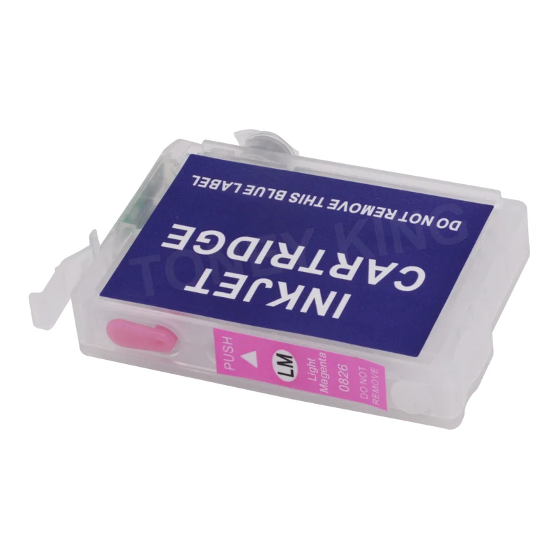 toney king t0821 refillable ink cartridge for epson stylus photo t50 r290 r295 r390 rx590 rx610 rx615 rx690 1410 tx650 printer free global shipping